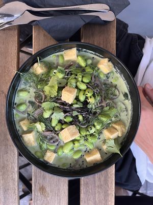 "Nesramen", ramen noodles  at Veganika in Ljubljana