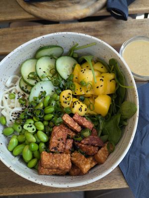 Udon Corleone at Veganika in Ljubljana