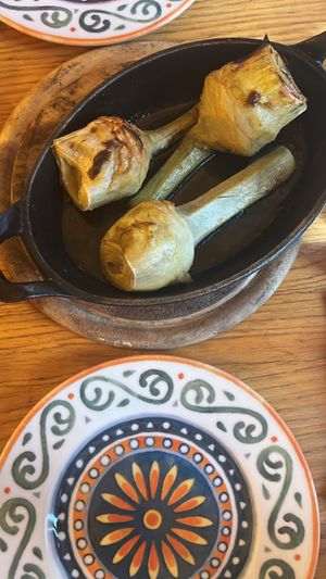 artichoke starter  at Veganika in Ljubljana