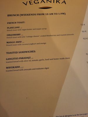 Brunch at Veganika in Ljubljana