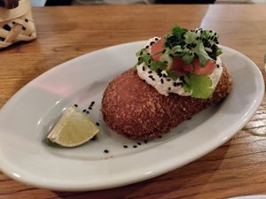 Bun bun at Veganika in Ljubljana