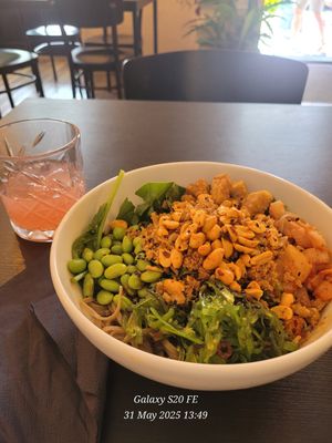 Soba at Veganika in Ljubljana