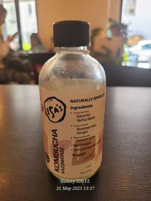 Kombucha at Veganika in Ljubljana