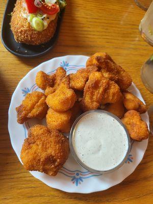 Fried Cauliflower at Veganika in Ljubljana