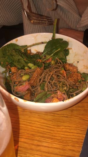 Cold soba  at Veganika in Ljubljana