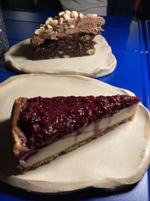 Desserts  at Veganika in Ljubljana