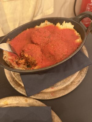 Meat the balls  at Veganika in Ljubljana