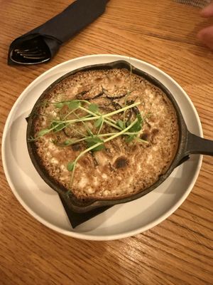 Mushroom polenta  at Veganika in Ljubljana