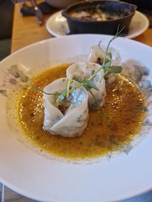 Dumplings 10/10 at Veganika in Ljubljana