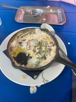 Polenta at Veganika in Ljubljana