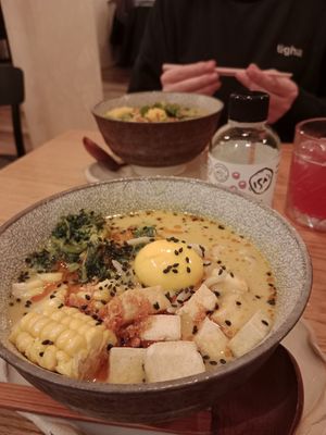 Delicious ramen! 🍜🤤 at Veganika in Ljubljana