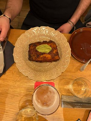 Vegan ribs Juicy Marbles at Veganika in Ljubljana