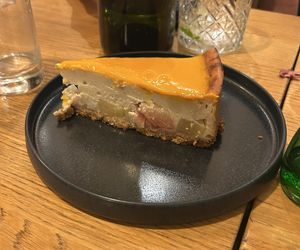 Mango cheesecake   at Veganika in Ljubljana
