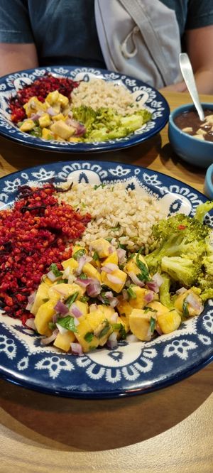 Rice and bean dish at Tita Bistro in Rio De Janeiro