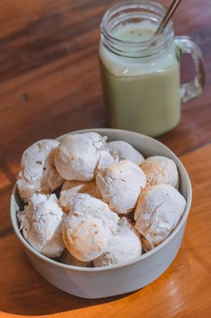 Yam bread. Like "Pão de queijo". at Tita Bistro in Rio De Janeiro