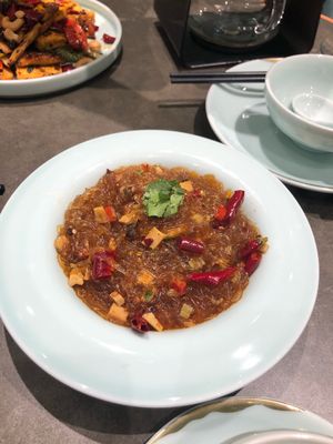 Si chuan vermicelli  at Pure Veggie House 心齋 - Xīn Zhāi in Taipei
