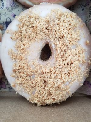 Blueberry filled vegan donut at The Salty Donut in Miami
