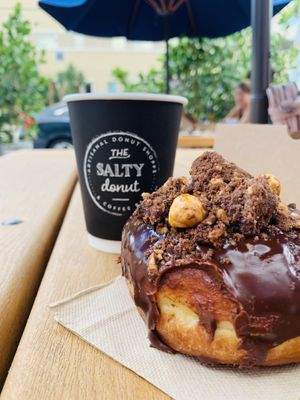 Amazing coffee at The Salty Donut in Miami