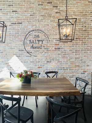 Cool fit out inside   at The Salty Donut in Miami