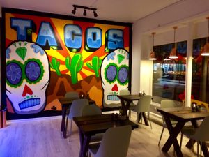  Fun atmosphere with Mexican music playing in the background  at Tacos Fredericia  in Fredericia