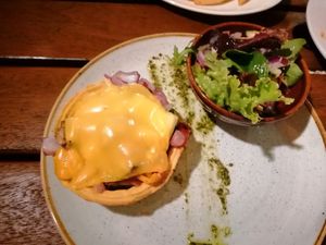 Vegan tart at The Bowling Green in Lichfield