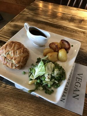 No Beef Wellington and it was lovely   at The Bowling Green in Lichfield