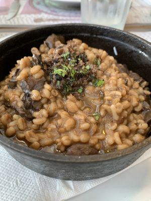 Vegan risotto at La Feria de Sabores Artesanales in Rosario