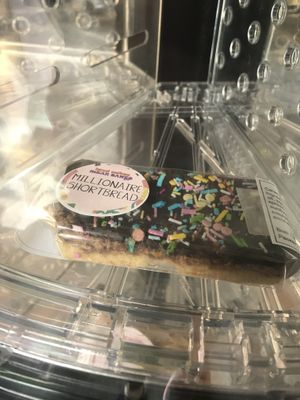 Millionaire shortbread at Vegan Vend  in Bristol