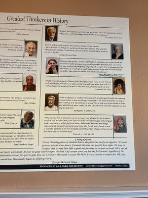 Loved reading all these on the wall  at Garden Fresh in Mountain View