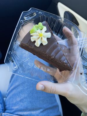 Chocolate cake- so good  at Garden Fresh in Mountain View