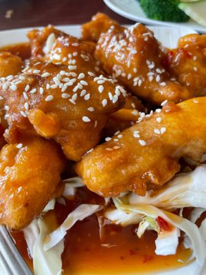 Sesame Chicken at Garden Fresh in Mountain View