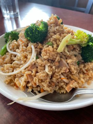 Stir fry brown rice at Garden Fresh in Mountain View