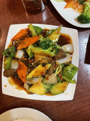 Veggie ribs  at Garden Fresh in Mountain View