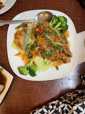 Veggie duck   at Garden Fresh in Mountain View