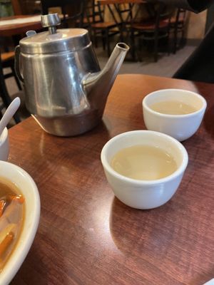 Jasmine tea  at Garden Fresh in Mountain View