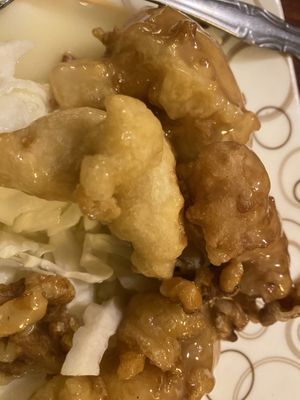 Walnut Shrimp  at Garden Fresh in Mountain View