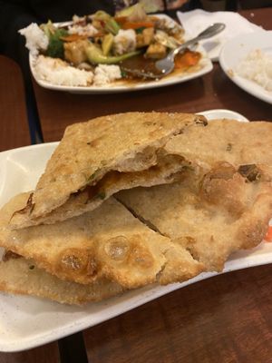 Scallion Pancakes  at Garden Fresh in Mountain View