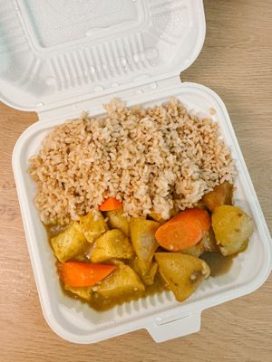 Curry - takeaway version. Delicious! at Garden Fresh in Mountain View