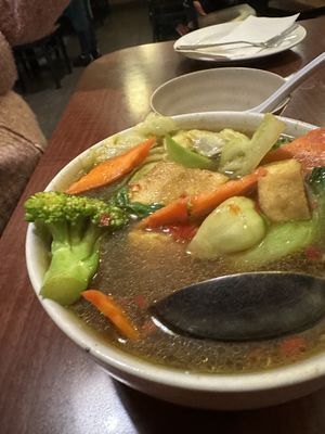 Curry soup   at Garden Fresh in Mountain View