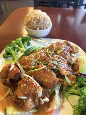 Veggie duck  at Garden Fresh in Mountain View