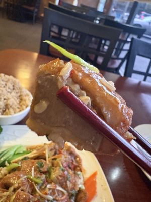 Veggie duck piece   at Garden Fresh in Mountain View