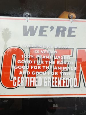 Vegan at Garden Fresh in Mountain View