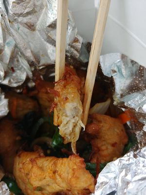 #40. Basil Tempura Mild $13.95: a bit salty but overall delicious at Garden Fresh in Mountain View