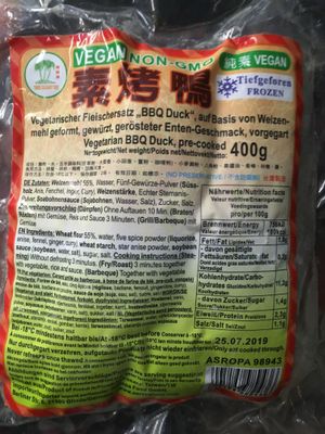 Bbq duck - canard barbecue at Pakkai in Paris