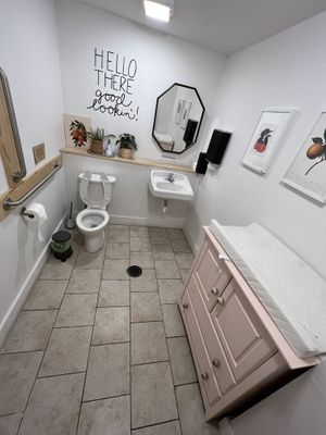 Bathroom at Hello Juice in St Louis