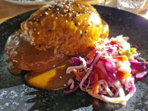 Vegan katsu curry at Baha in Bowness-on-windermere