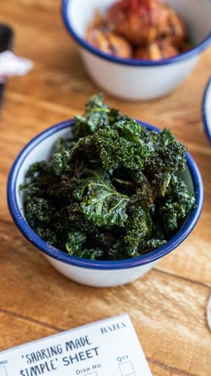 Crispy Kale at Baha in Bowness-on-windermere