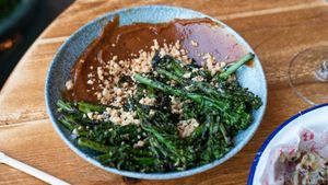 Satay Broccoli at Baha in Bowness-on-windermere