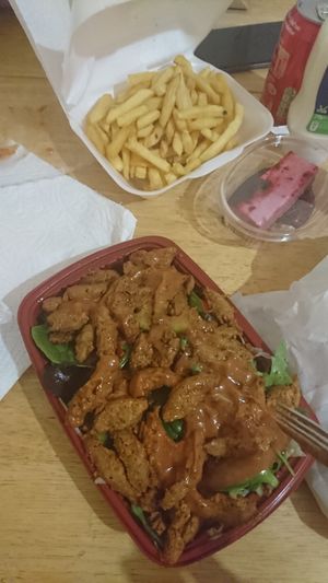 Doner Salad Box at Vegan Munch in Birmingham