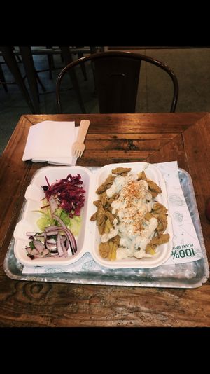 Kebab fries  at Vegan Munch in Birmingham